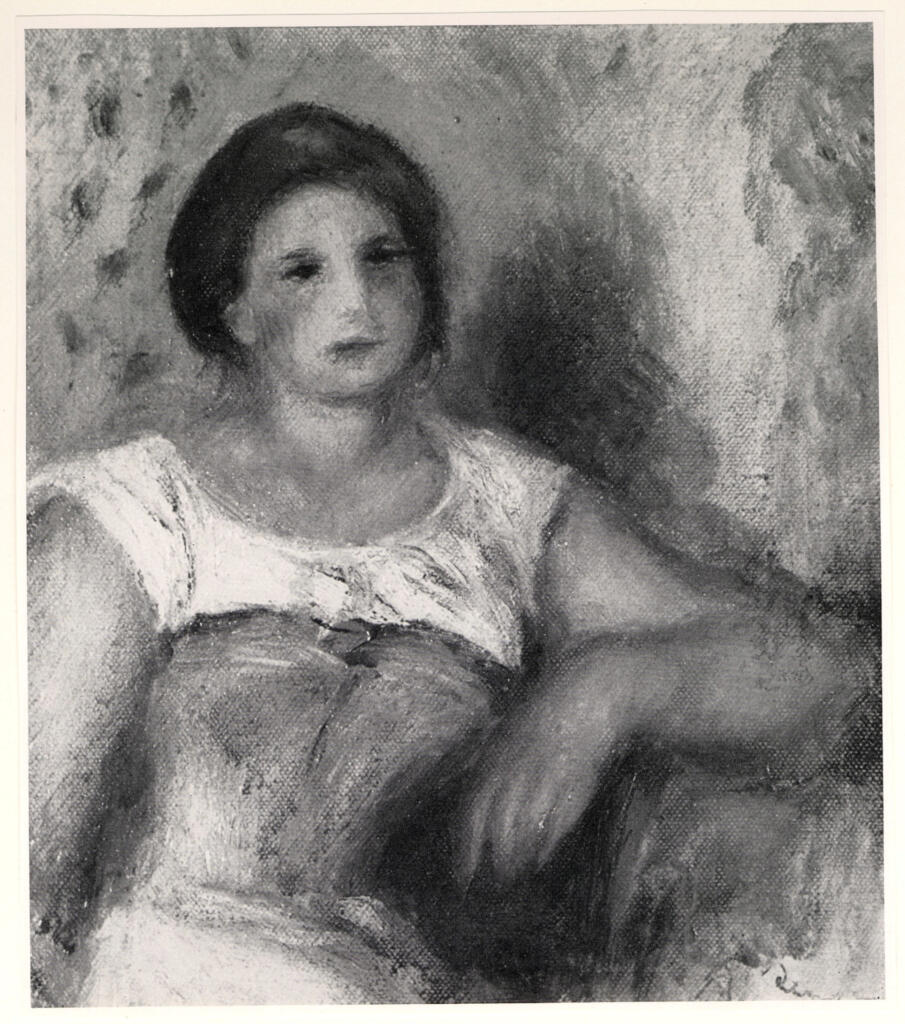 Anonimo , Renoir, Pierre Auguste - sec. XIX - L'italiana , fronte
