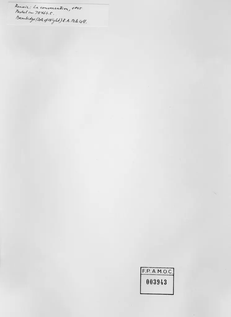 Anonimo , Renoir, Pierre Auguste - sec. XIX , retro