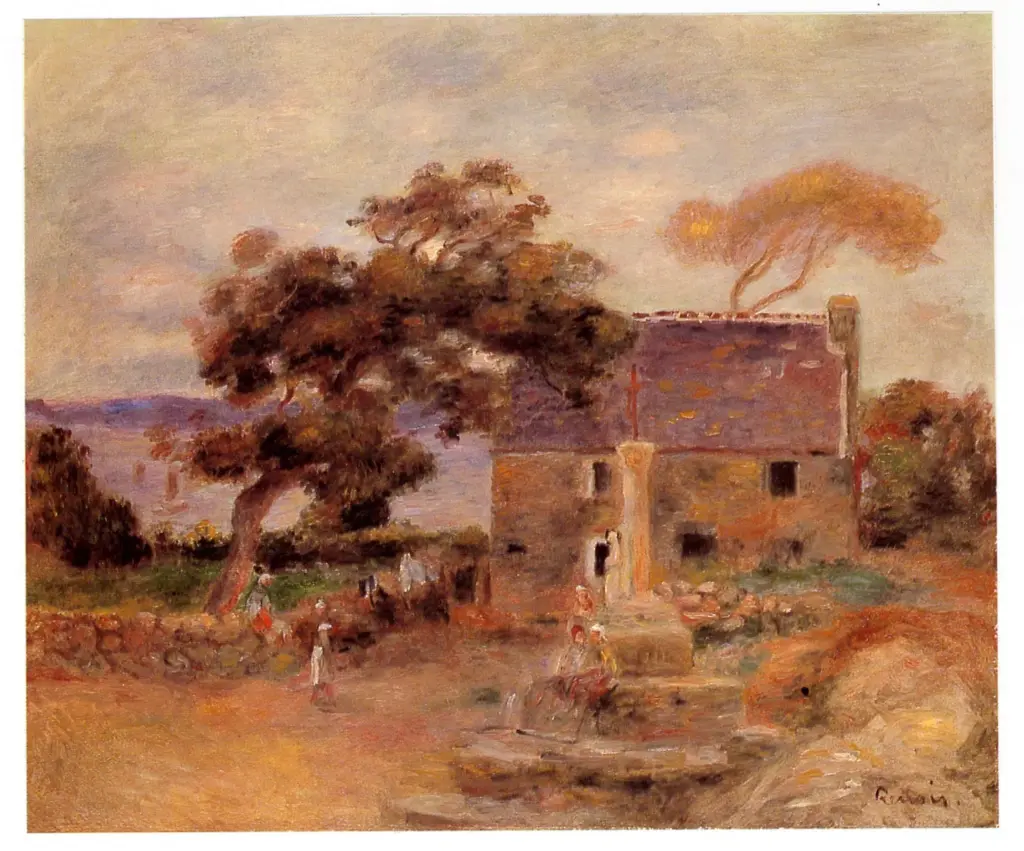 Anonimo , Renoir, Pierre Auguste - sec. XIX - Treboul pr&egrave;s de Douarnenez , fronte