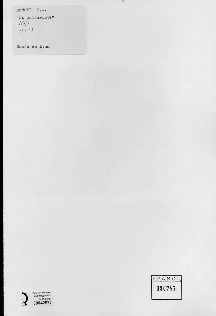 Anonimo , Renoir, Pierre Auguste - sec. XIX , retro