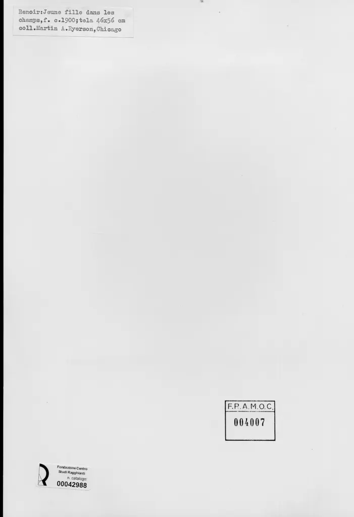 Anonimo , Renoir, Pierre Auguste - sec. XX , retro