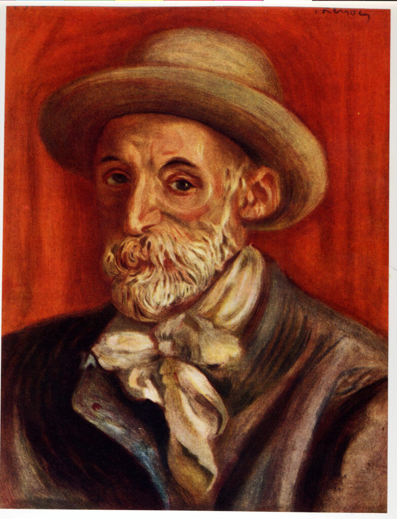 Anonimo , Renoir, Pierre Auguste - sec. XX - Autoritratto , fronte