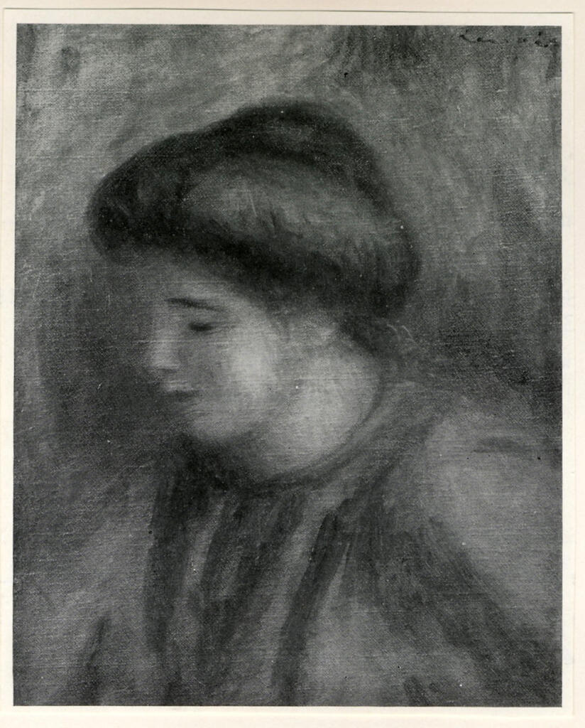 Anonimo , Renoir, Pierre Auguste - sec. XX - Giovane ragazza russa , fronte