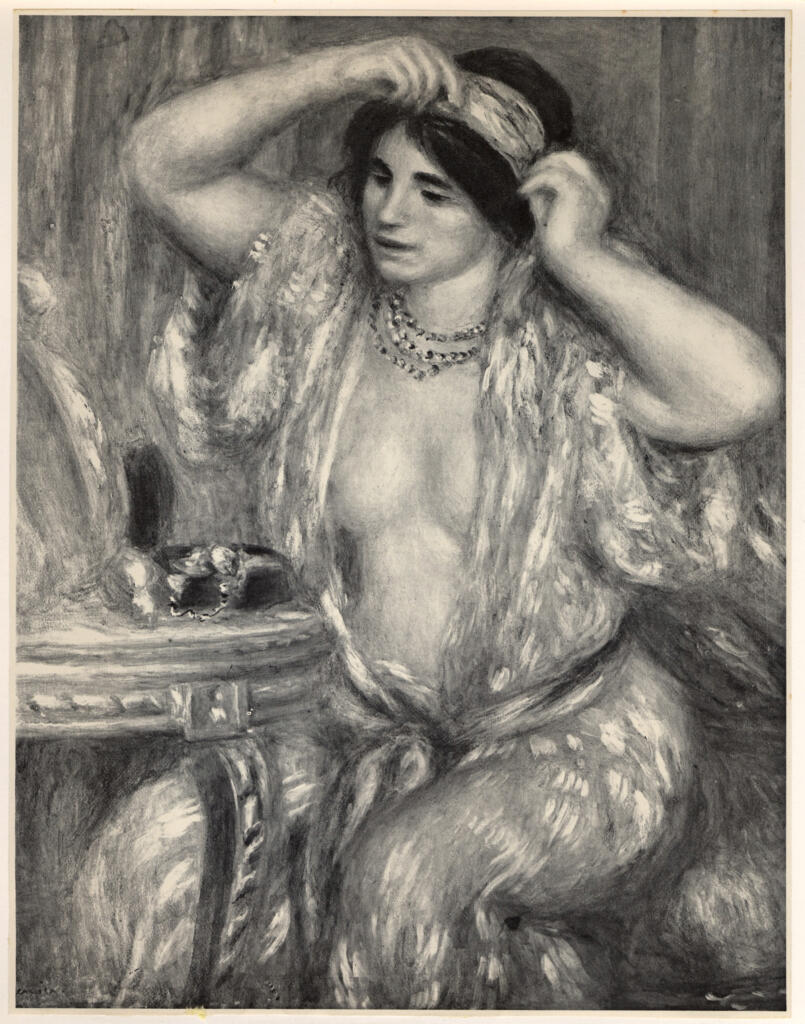 Anonimo , Renoir, Pierre Auguste - sec. XX - Gabrielle allo specchio , fronte