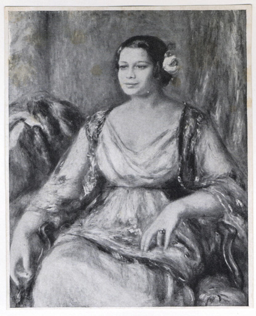 Anonimo , Renoir, Pierre Auguste - sec. XX - Ritratto di Mme. Tilla Durieux , fronte