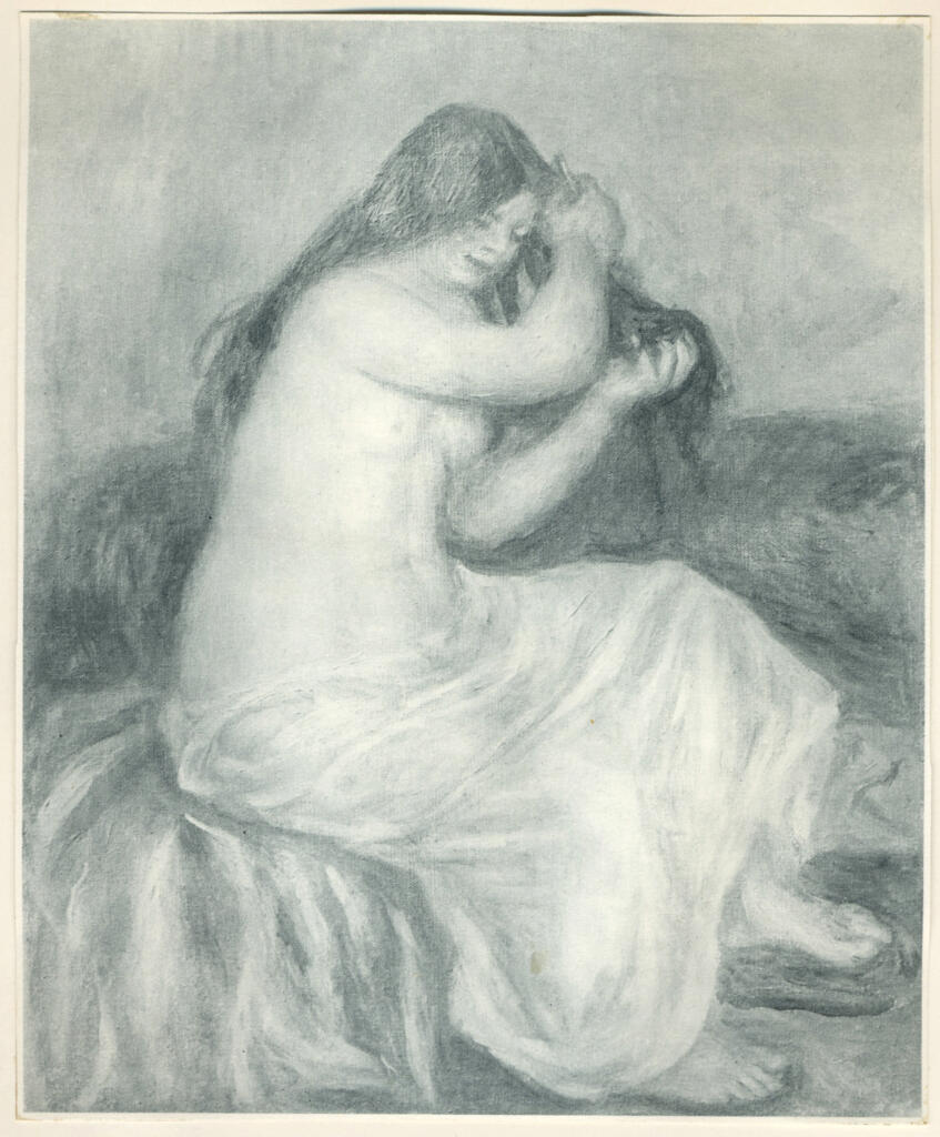 Anonimo , Renoir, Pierre Auguste - sec. XX - La toilette , fronte