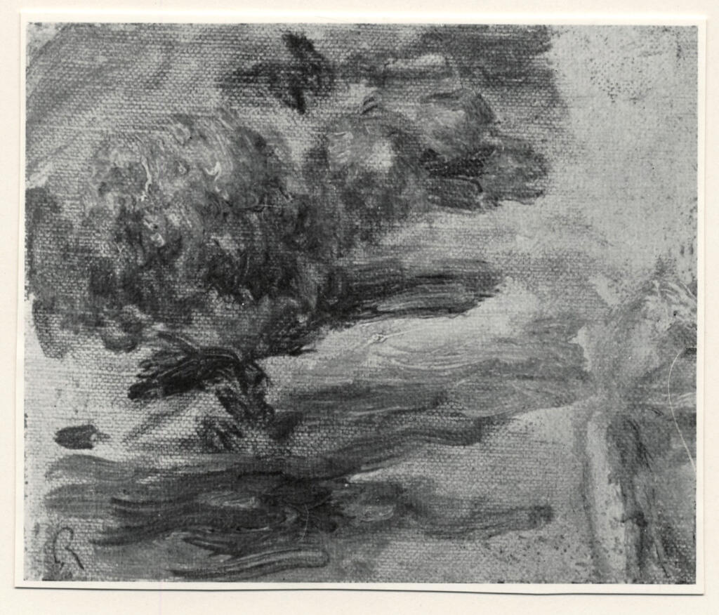 Anonimo , Renoir, Pierre Auguste - sec. XIX - Paesaggio , fronte