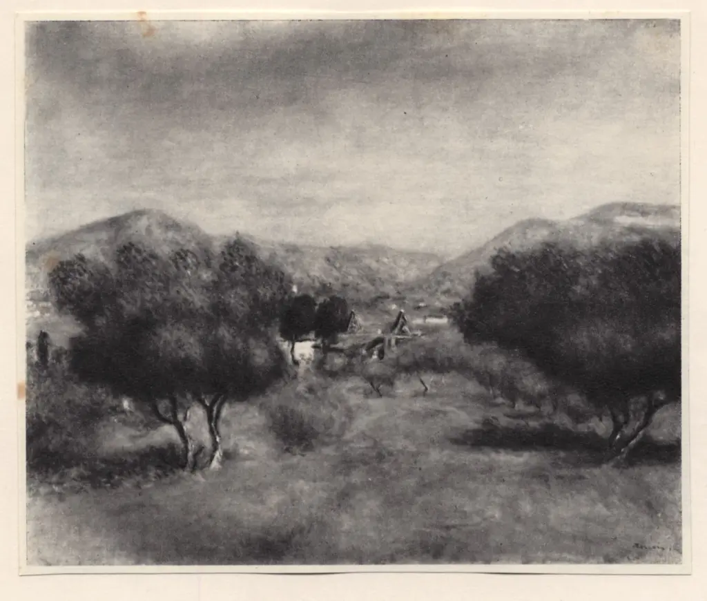 Anonimo , Renoir, Pierre Auguste - sec. XIX - Dintorni di Toulon , fronte