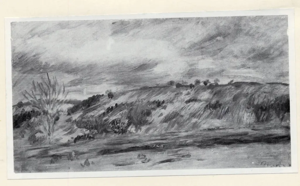 Anonimo , Renoir, Pierre Auguste - sec. XIX - Paesaggio , fronte