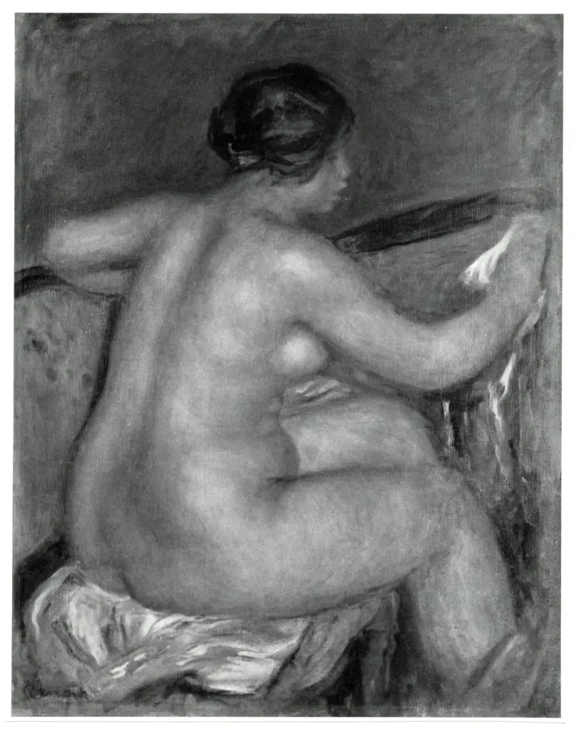 Anonimo , Renoir, Pierre Auguste - sec. XIX - Nudo di donna , fronte