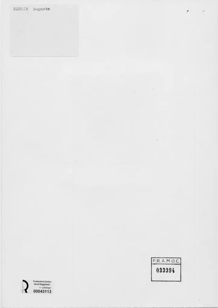 Anonimo , Renoir, Pierre Auguste - sec. XIX - Bambina , retro