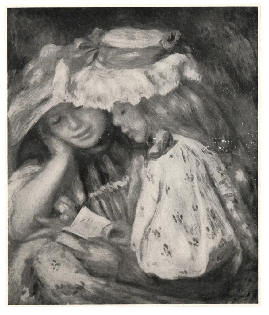 Anonimo , Renoir, Pierre Auguste - sec. XIX - Ritratto di due donne , fronte