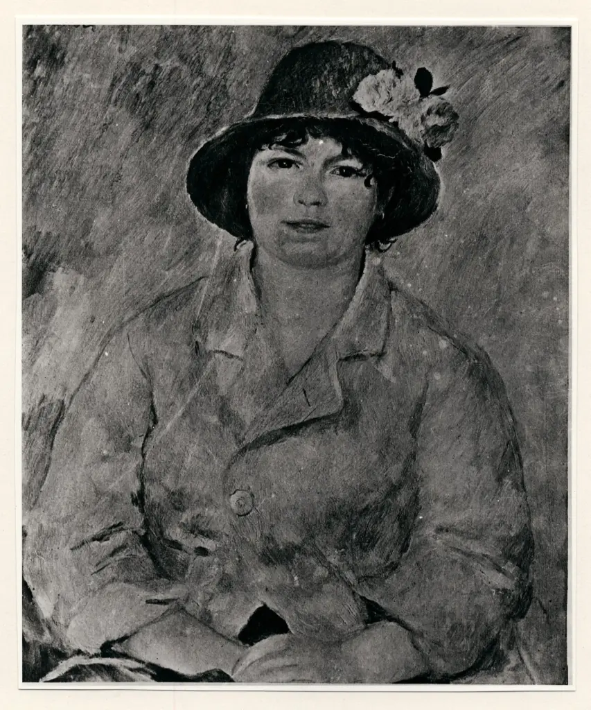 Anonimo , Renoir, Pierre Auguste - sec. XIX - Madame Renoir , fronte