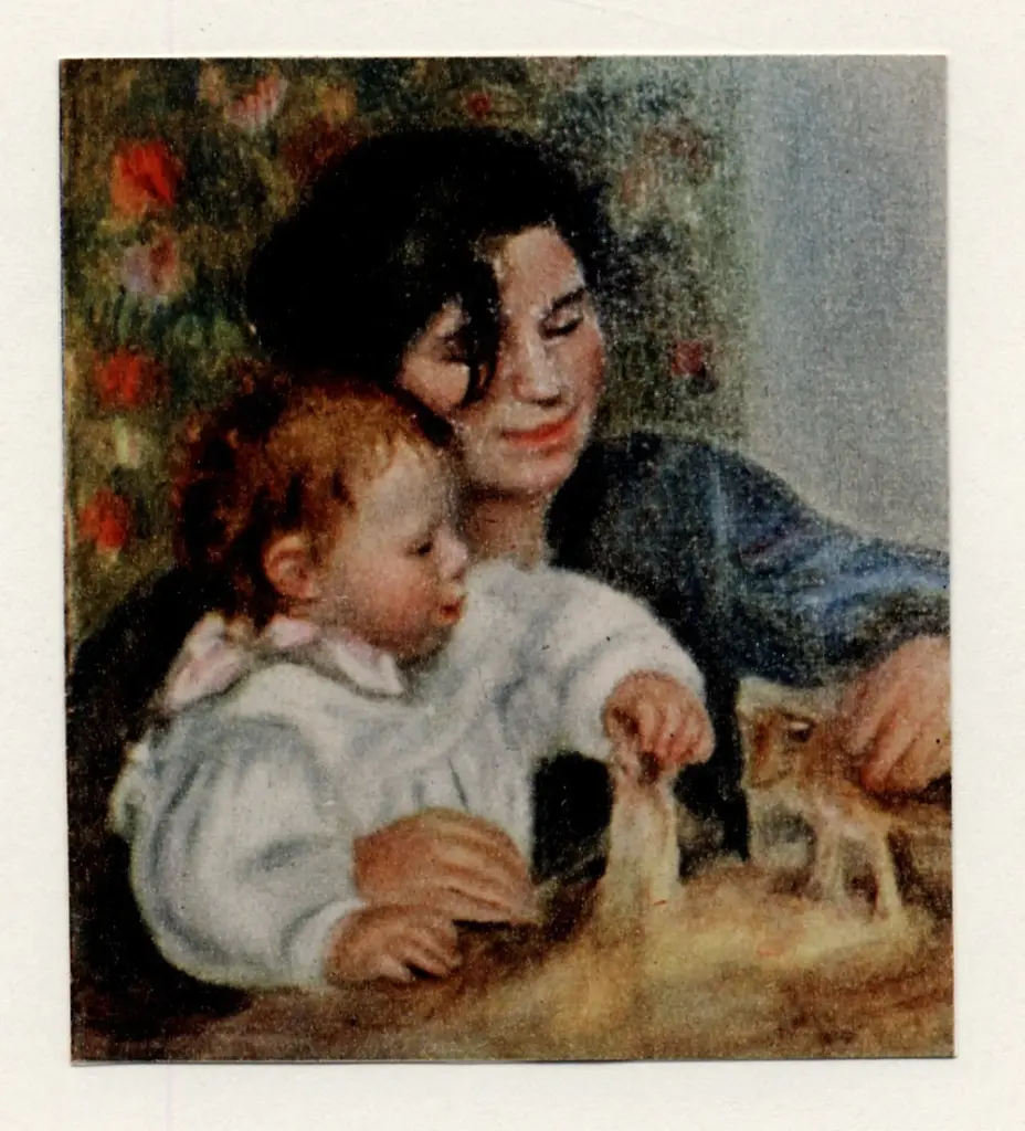 Anonimo , Renoir, Pierre Auguste - sec. XIX - Gabrielle e Claude Renoir , fronte