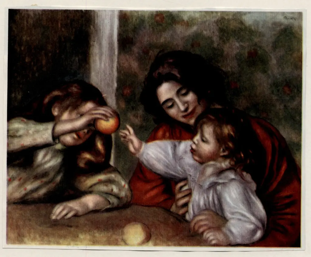 Anonimo , Renoir, Auguste - sec. XIX - All'asilo , fronte