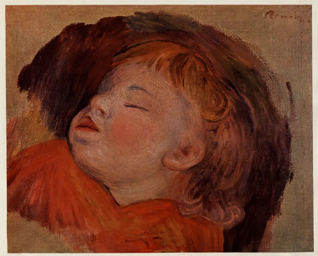 Anonimo , Renoir, Pierre Auguste - sec. XIX - Ritratto di bambino , fronte