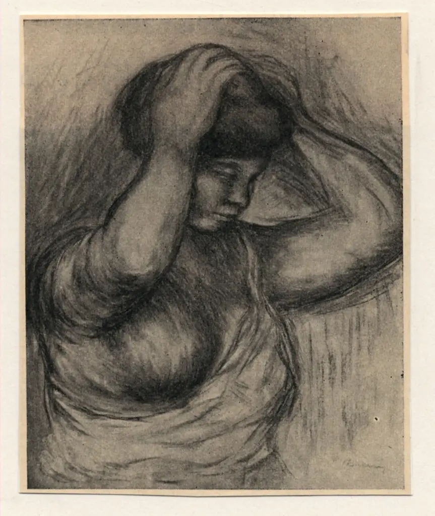 Anonimo , Renoir, Pierre Auguste - sec. XIX - Ritratto di donna , fronte