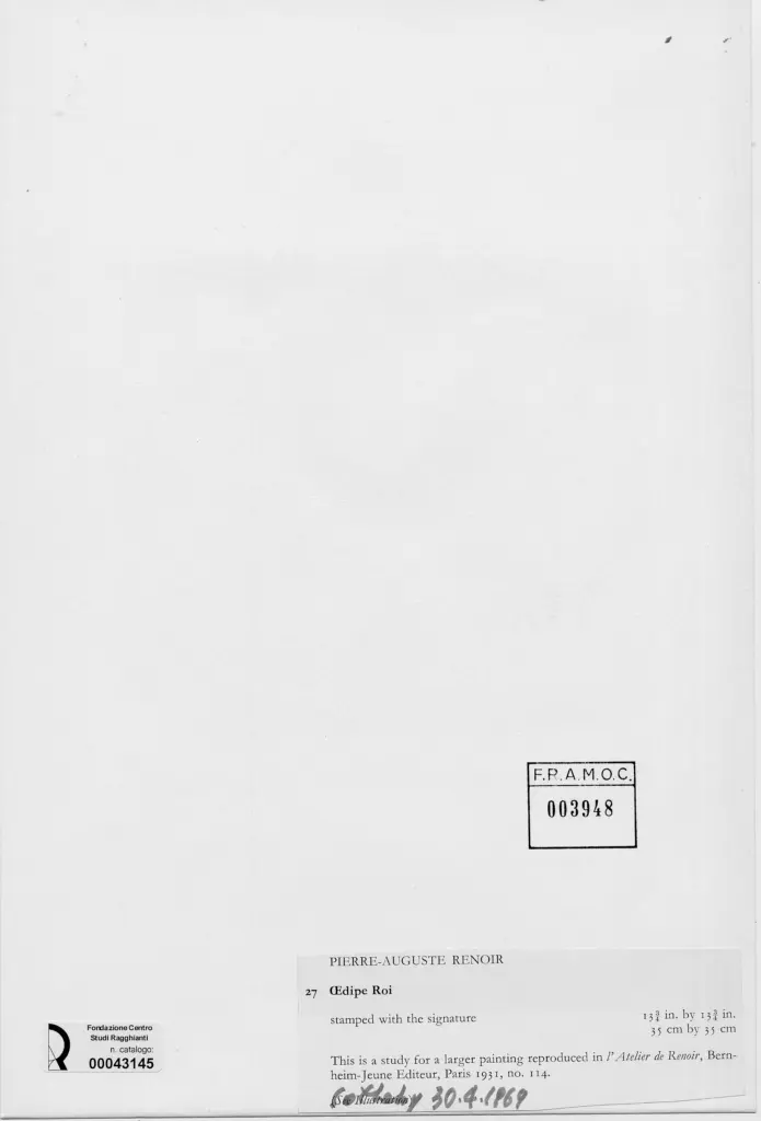 Anonimo, Anonimo , Renoir, Auguste; Renoir, Auguste - - , retro