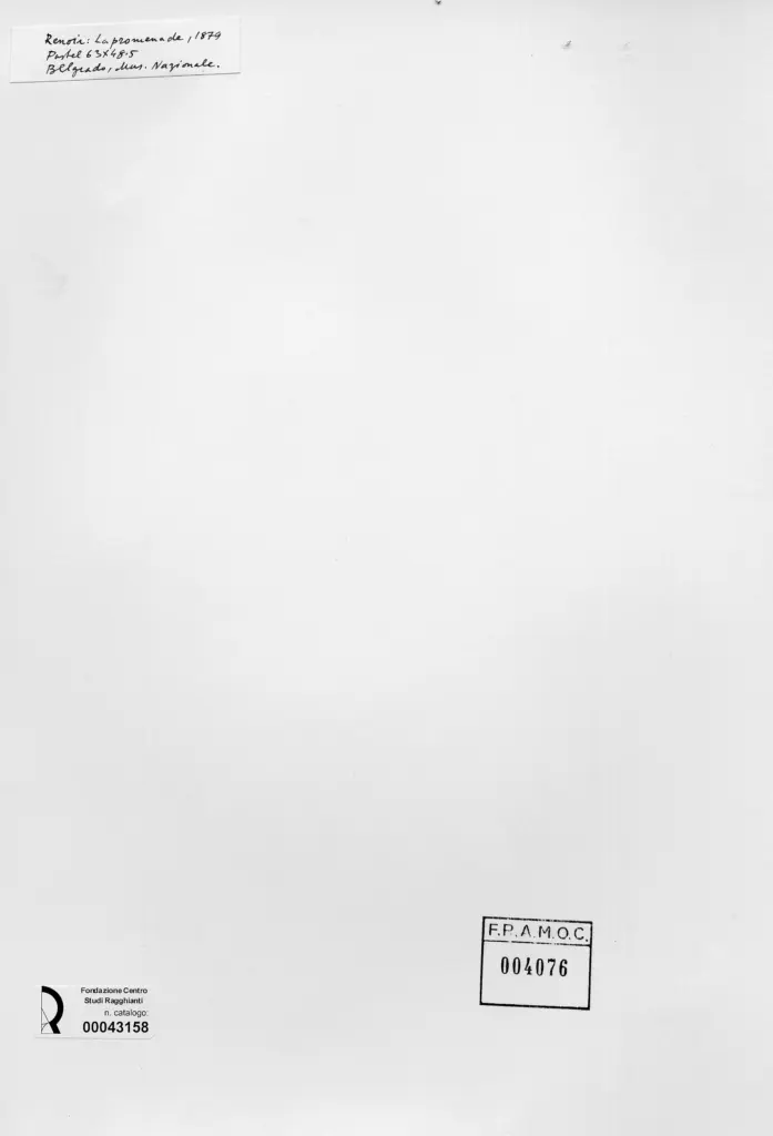 Anonimo , Renoir, Pierre Auguste - sec. XIX , retro