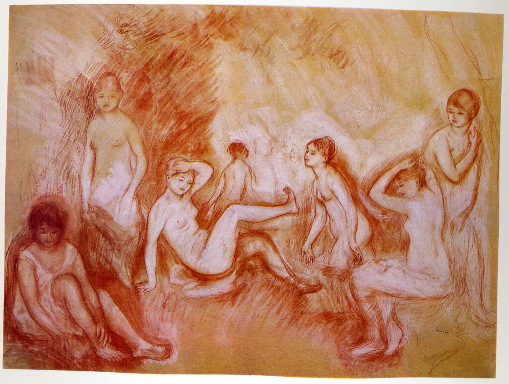 Anonimo , Renoir, Pierre Auguste - sec. XIX - La baignade , fronte