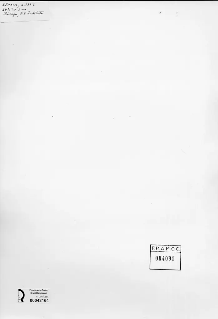 Anonimo , Renoir, Pierre Auguste - sec. XIX , retro