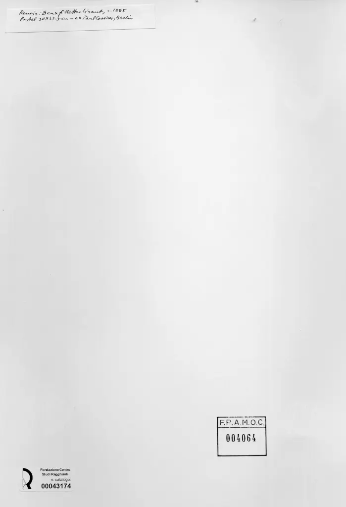 Anonimo , Renoir, Pierre Auguste - sec. XIX , retro