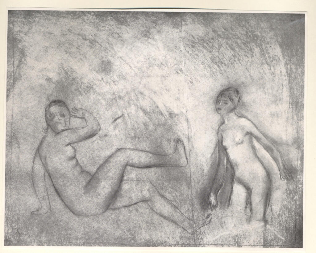 Anonimo , Renoir, Pierre Auguste - sec. XIX - Studio di bagnanti , fronte