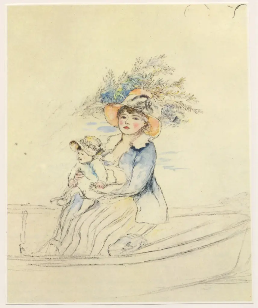 Anonimo , Renoir, Pierre Auguste - sec. XIX , fronte