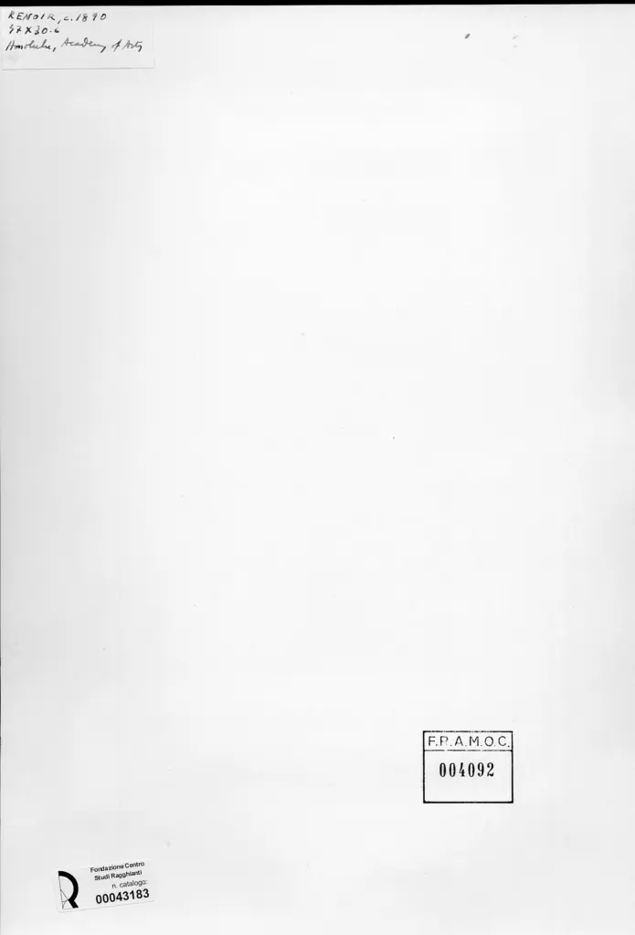 Anonimo , Renoir, Pierre Auguste - sec. XIX , retro