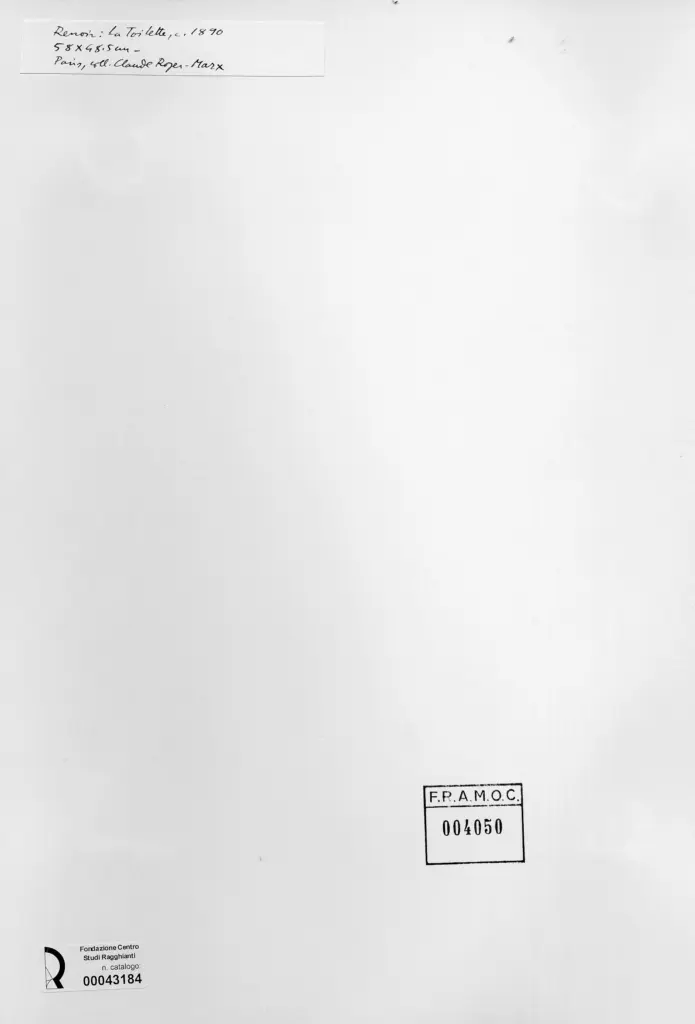 Anonimo , Renoir, Pierre Auguste - sec. XIX - La toilette , retro