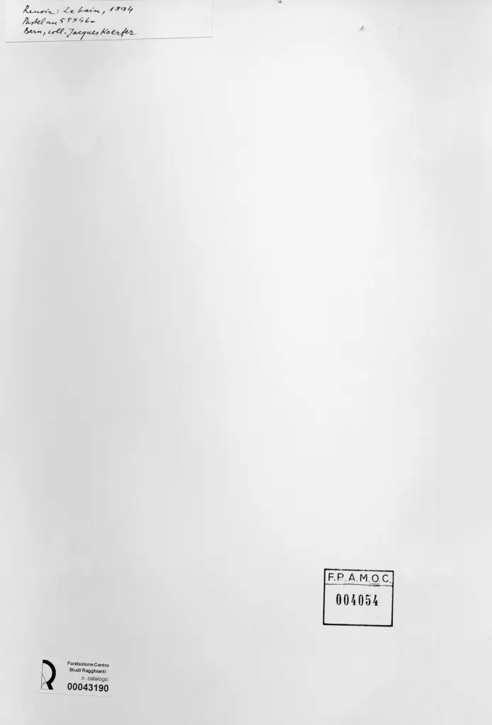 Anonimo , Renoir, Pierre Auguste - sec. XIX , retro