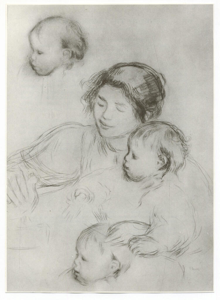 Anonimo , Renoir, Pierre Auguste - sec. XIX - Gabrielle e Jean , fronte