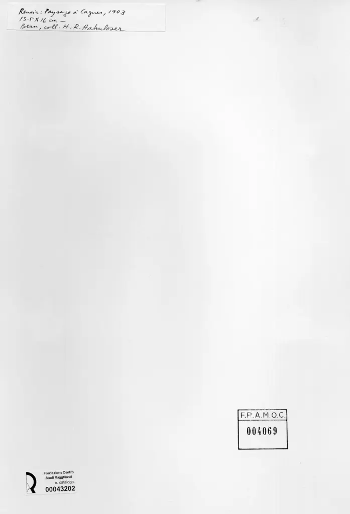 Anonimo , Renoir, Pierre Auguste - sec. XX , retro