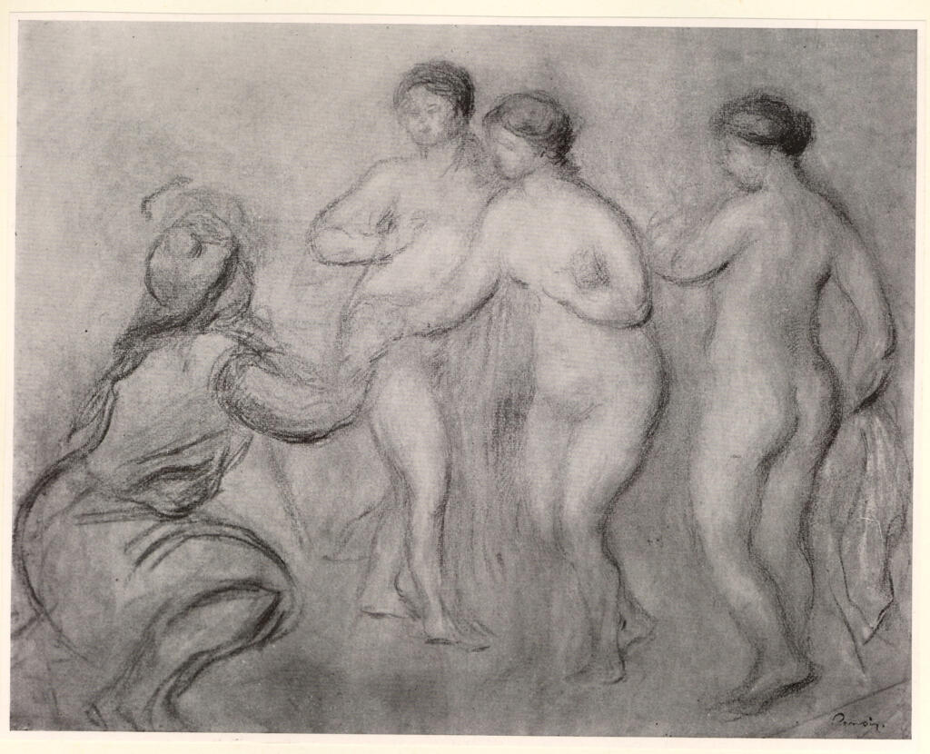 Anonimo , Renoir, Pierre Auguste - sec. XX - Il giudizio di Paride , fronte