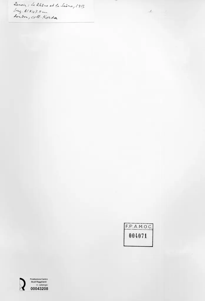 Anonimo , Renoir, Pierre Auguste - sec. XX , retro