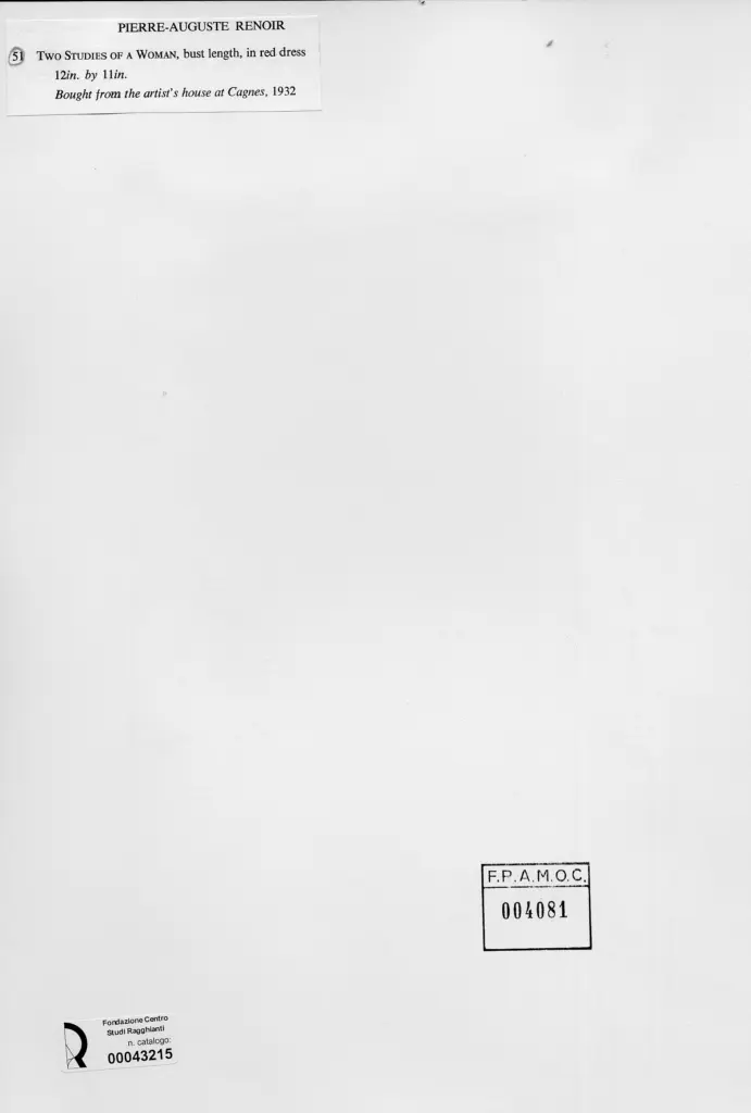 Anonimo , Renoir, Pierre Auguste , retro