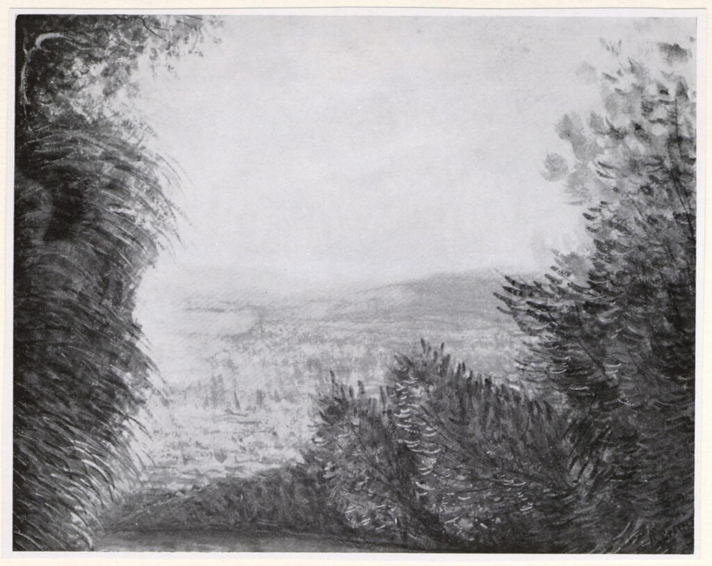 Anonimo , Renoir, Pierre Auguste - sec. XIX - Vista d'Aix , fronte