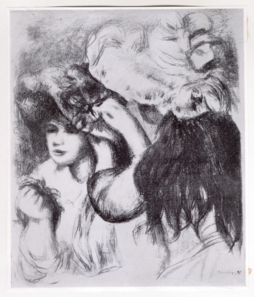 Renoir, Pierre Auguste , Il cappello con la spilla -