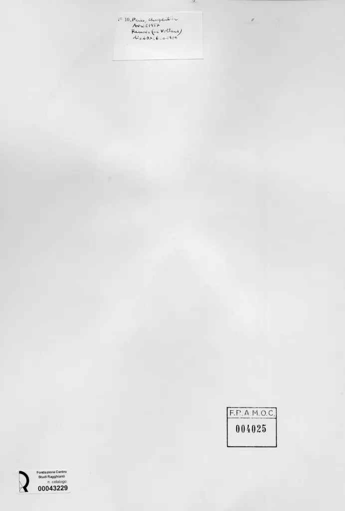 Anonimo , Renoir, Pierre Auguste - sec. XX - Ritratto femminile , retro