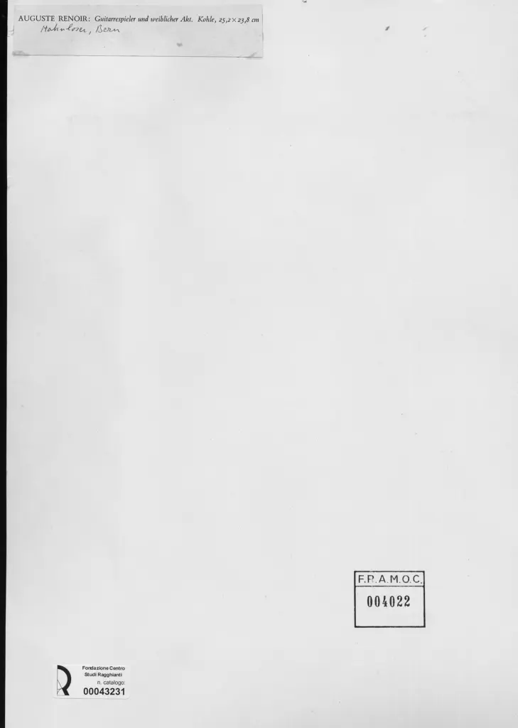 Anonimo , Renoir, Pierre Auguste , retro