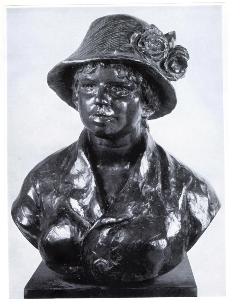 Anonimo , Guino, Richard; Renoir, Pierre Auguste - sec. XX - Busto di Madame Renoir , fronte