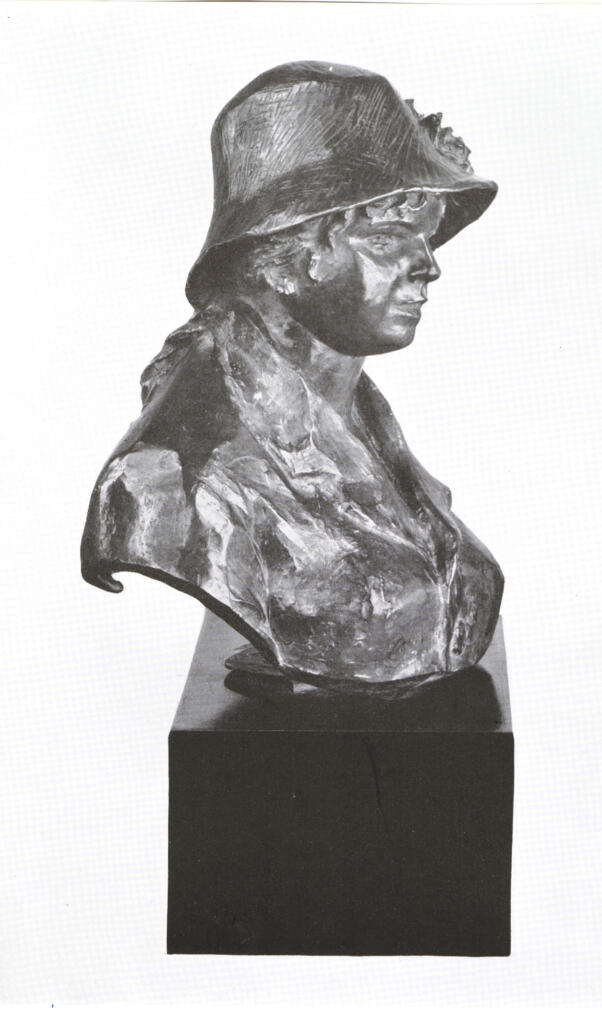 Anonimo , Renoir, Pierre Auguste; Guino, Richard - sec. XX - Busto di Madame Renoir , fronte