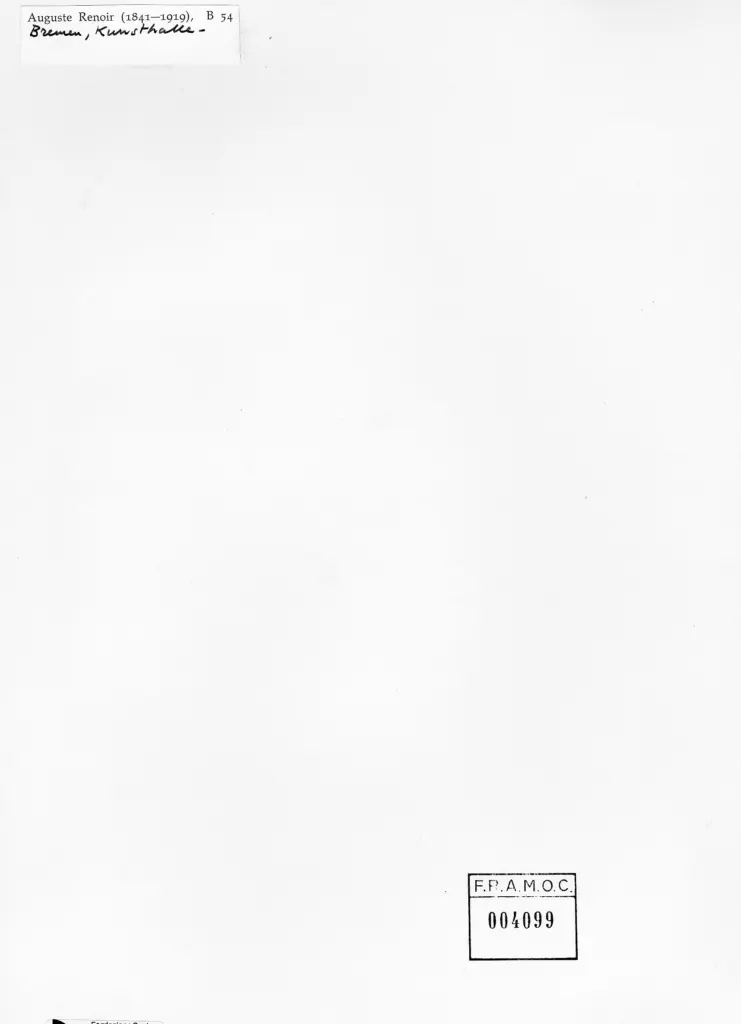 Anonimo , Renoir, Pierre Auguste , retro