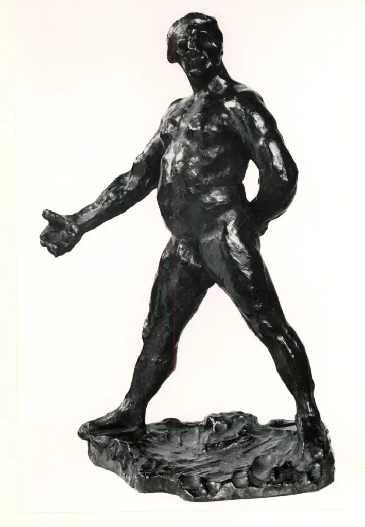 Anonimo , Rodin, Auguste sec. XIX , fronte