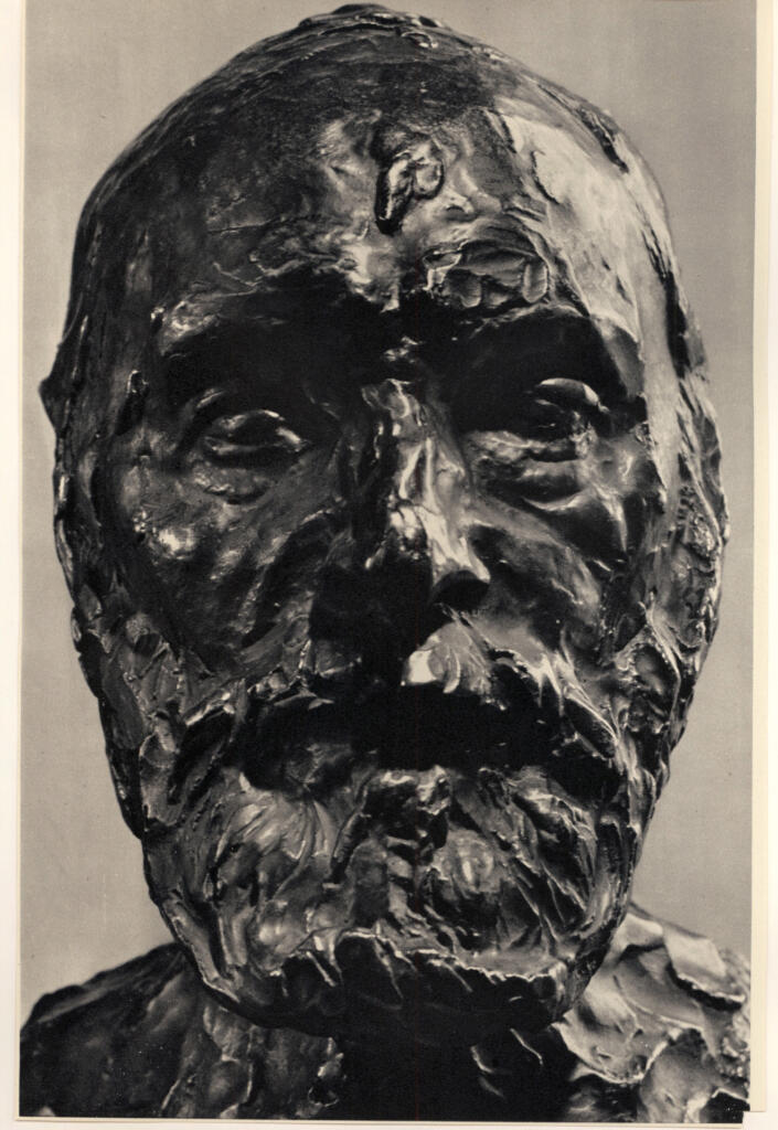 Anonimo , Rodin, Auguste - sec. XX - Bust of the sculptor Eugene Guillaume , fronte