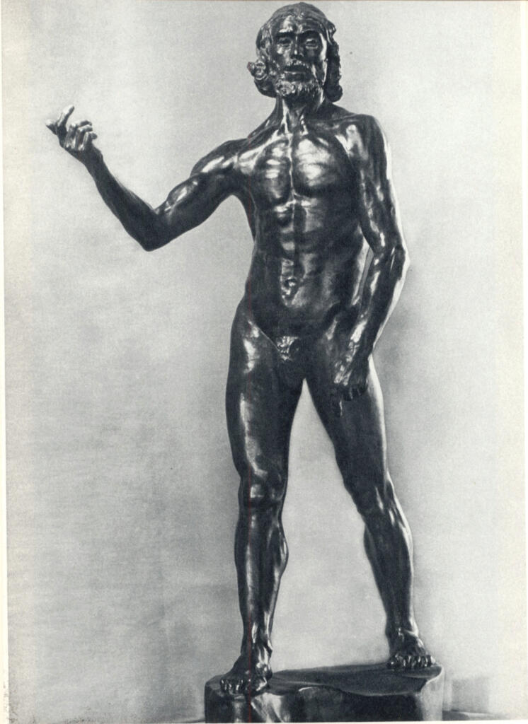 Anonimo , Rodin, Auguste - sec. XIX - St. John the Baptist , fronte
