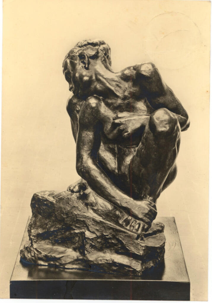 Anonimo , Rodin, Auguste - sec. XIX - Squating woman , fronte