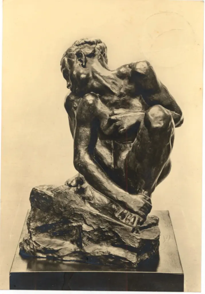 Anonimo , Rodin, Auguste - sec. XIX - Squating woman