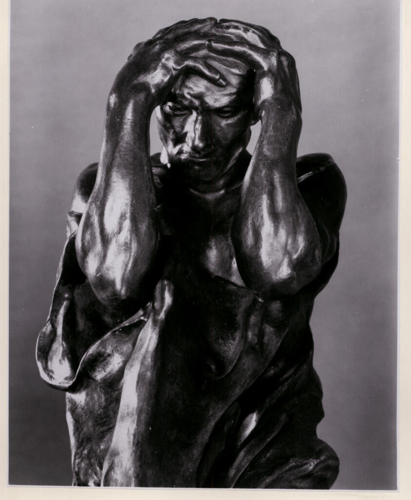 Anonimo , Rodin, Auguste - sec. XIX - Andrieu d'Andres (dettaglio) , fronte
