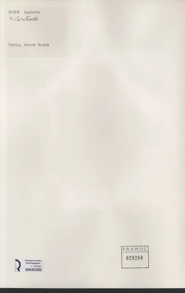 Anonimo , Rodin, Auguste , retro